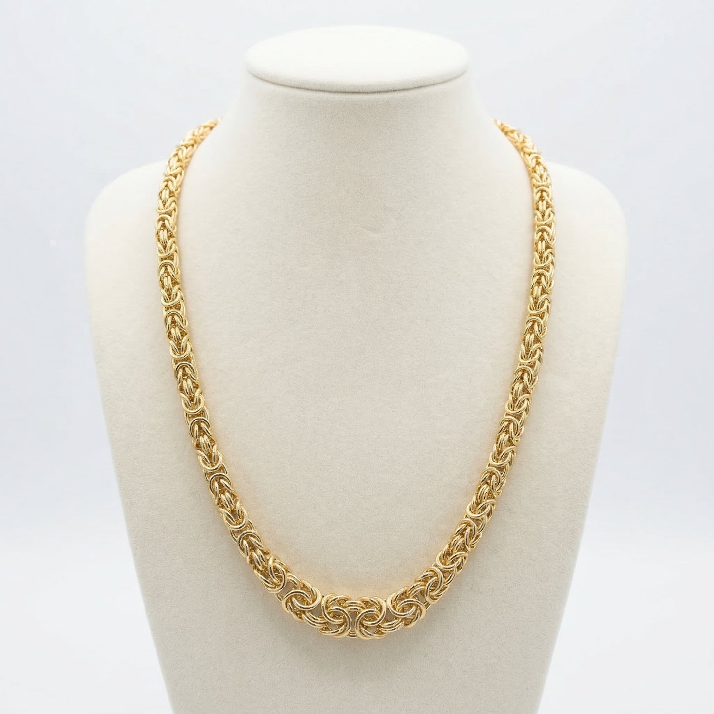 Collar Cadena Bizantina en Oro - Lujo Atemporal y Sofisticación